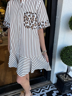 Derfel | Striped Wild Dress