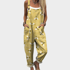 Jess | Printed Relaxed Dungarees