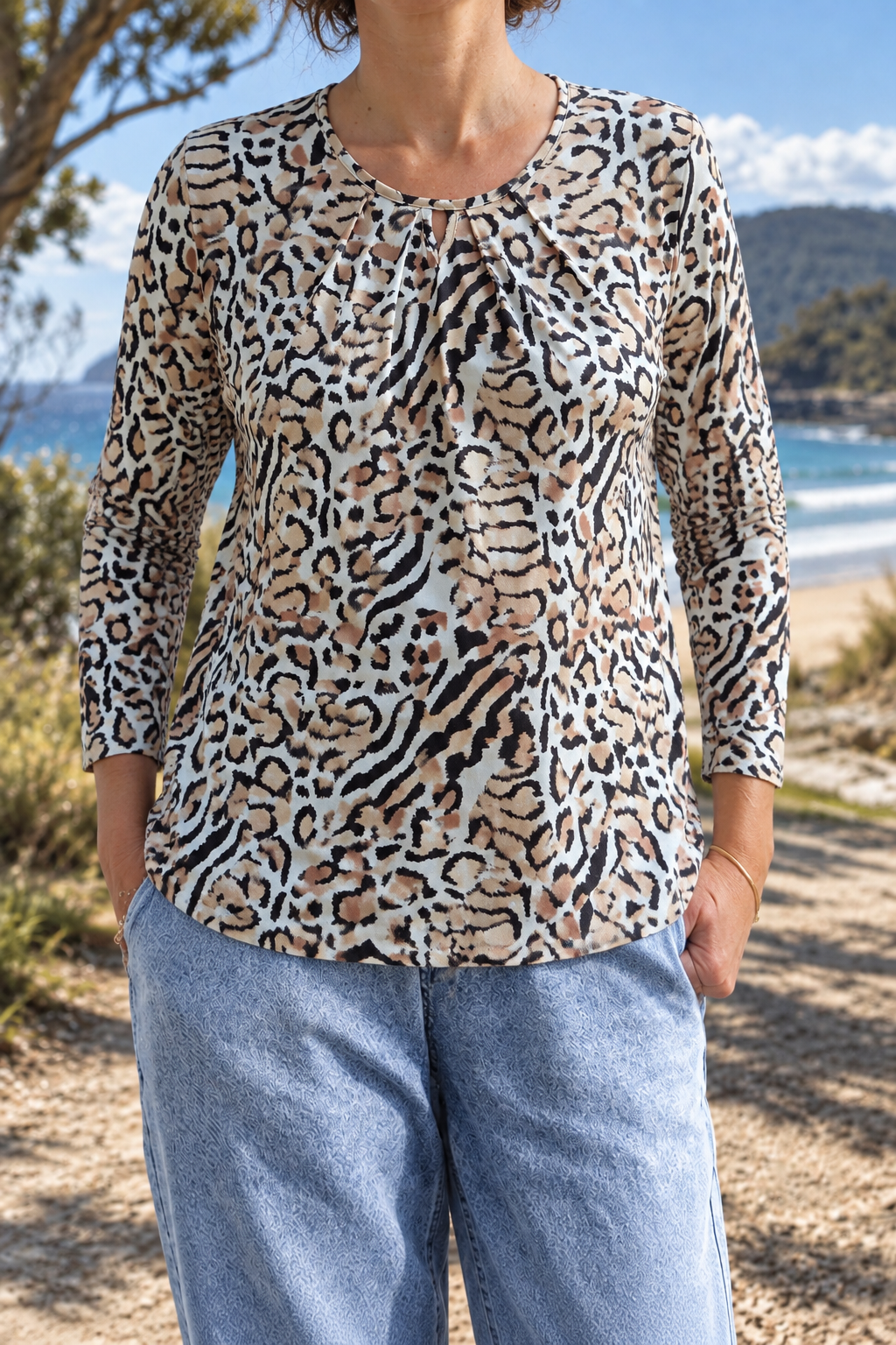 Jessamy | Three-Quarter Sleeve Blouse