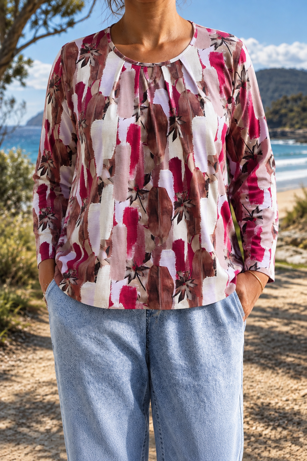 Amabel | Stretch Viscose Blouse