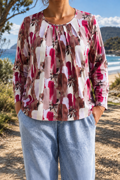 Amabel | Stretch Viscose Blouse