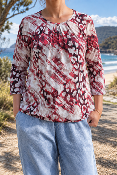 Gracie | Three-Quarter Sleeve Blouse