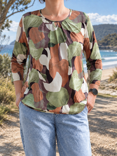Delphine | Three-Quarter Sleeve Blouse