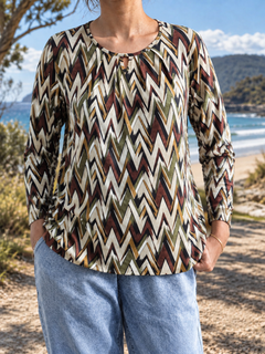 Agatha | Fluid Three-Quarter Blouse