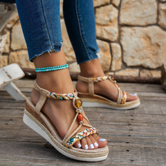 Mina | Boho Woven Sandals