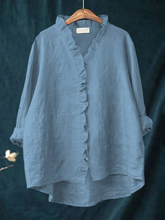 Vanessa | Retro Ruffle Blouse