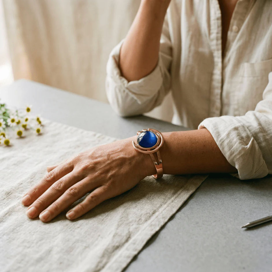 Clarissa | Crescent Copper Bracelet