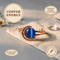 Clarissa | Crescent Copper Bracelet