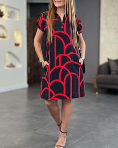 Lizzie | Midi Dress with Short Sleeves