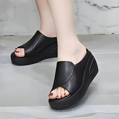 Sina | Minimalist Wedge Sandal