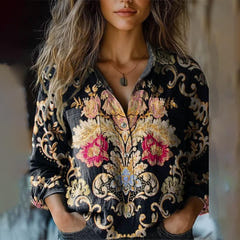 Sinead | Collared Floral Shirt