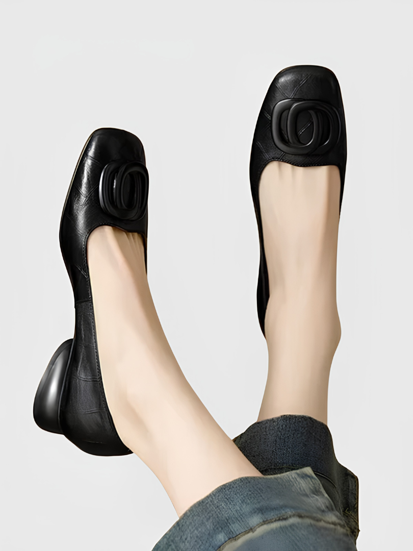 Ania | Square-Toe Ballet Flats