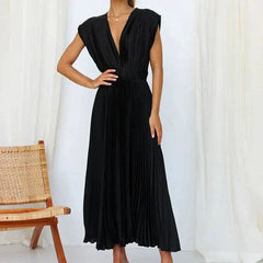 Soleil | Graceful V-Neck Dress