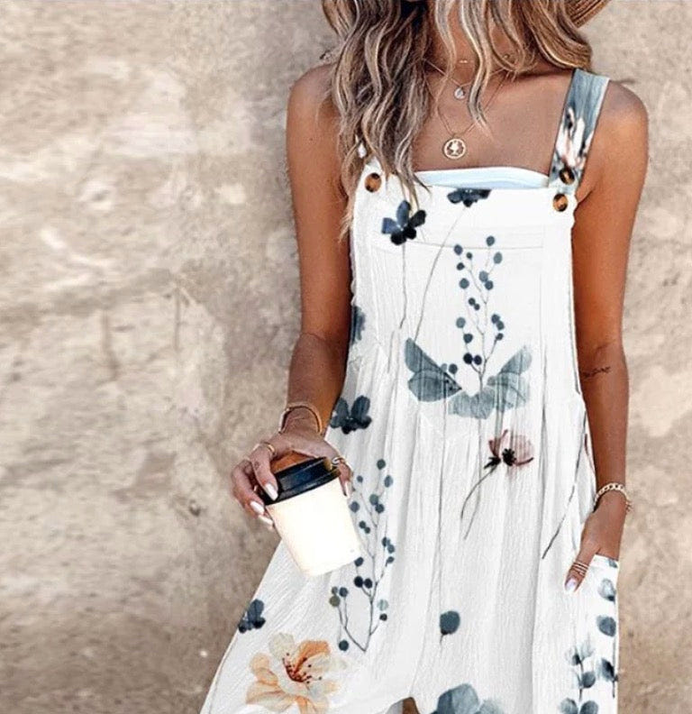Jayde | Lightweight Cotton Dungarees