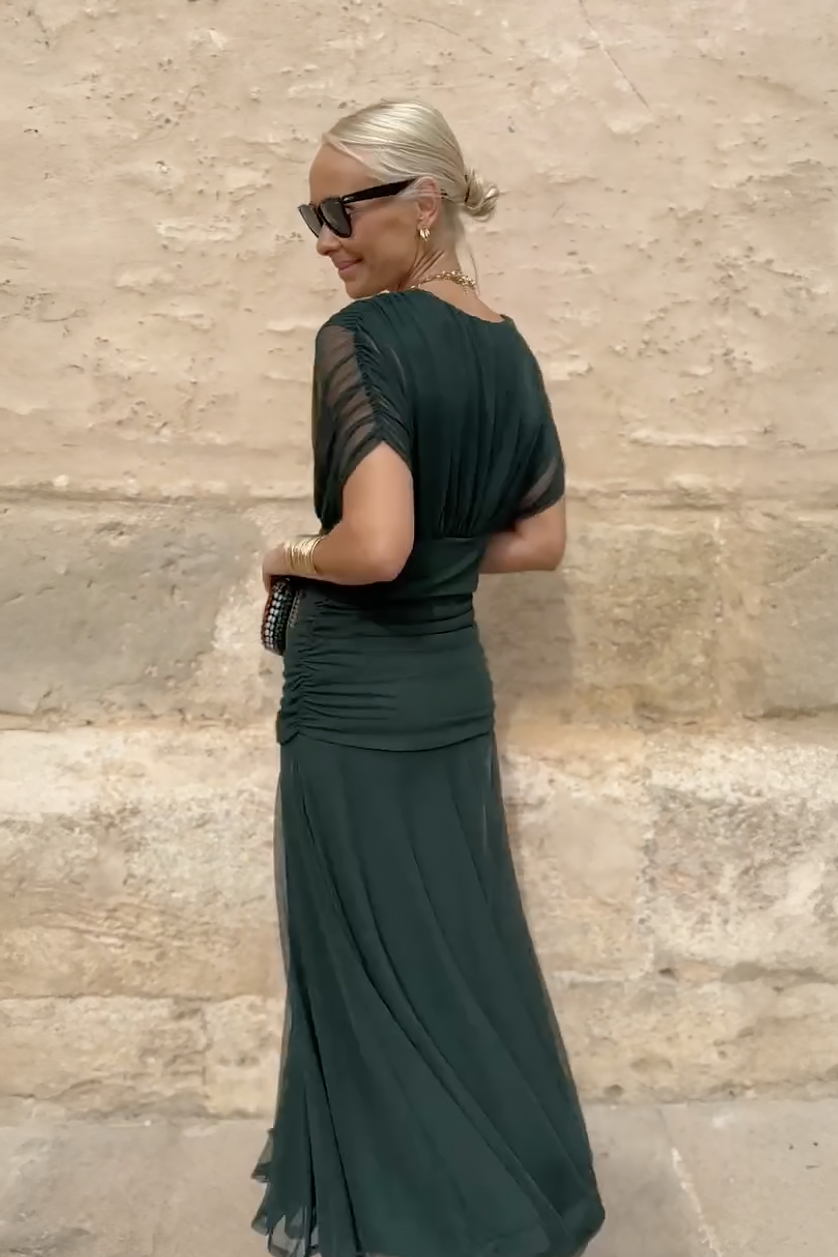 Glenna | Silk Maxi Dress