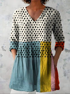 Nieve | Long Blouse V-Neck