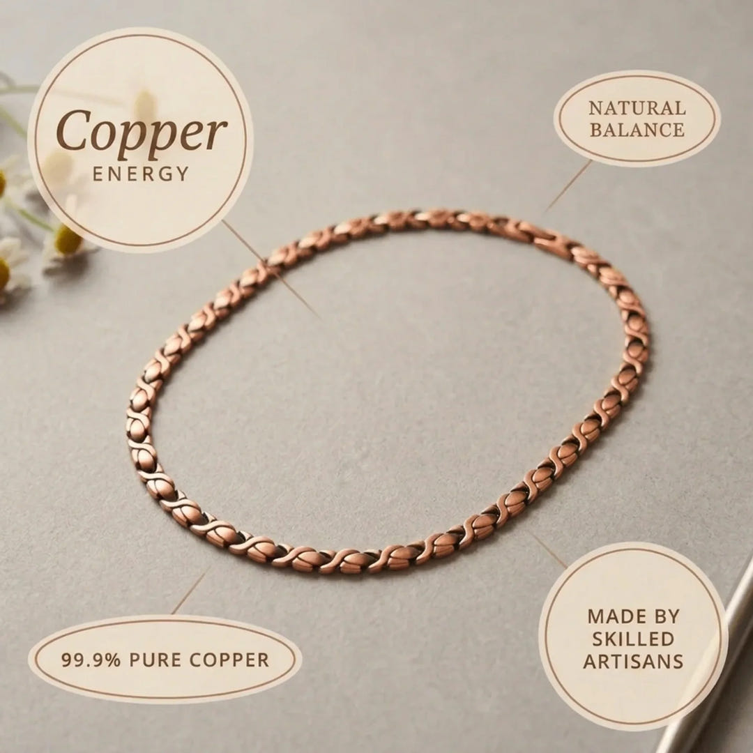 Caroline | Hand-Finished Copper Necklace