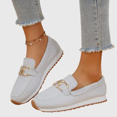 Jolanta | Loafer Sneaker Gold Horsebit