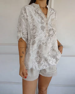 Brenna | Elegant Bloom Blouse