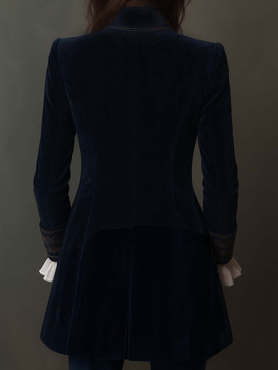 Ellie-Mae | Embroidered Longline Jacket