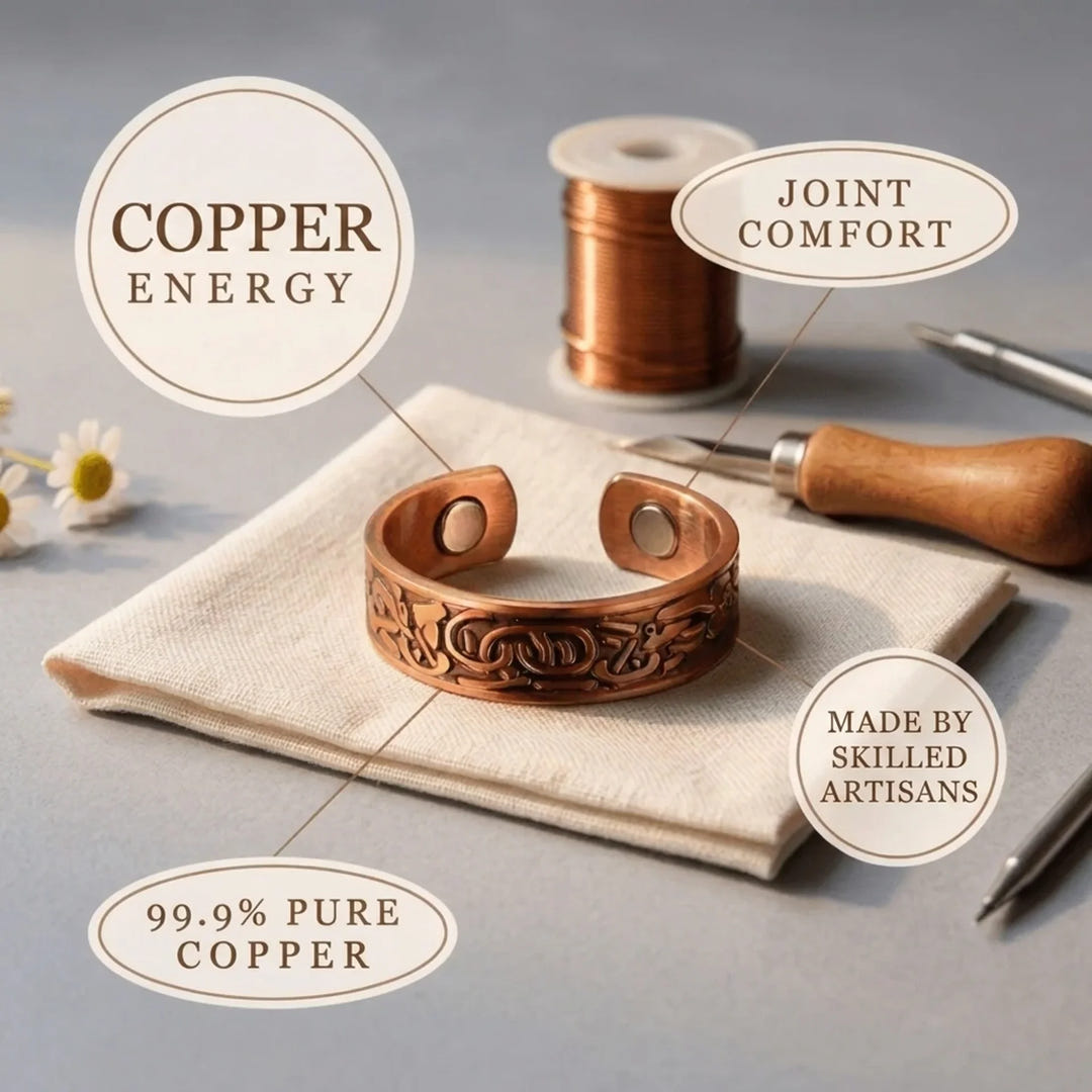 Rachel | Hand-Engraved Copper Ring
