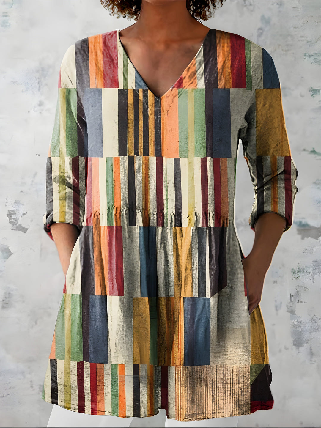 Clarice | Long Blouse V-Neck
