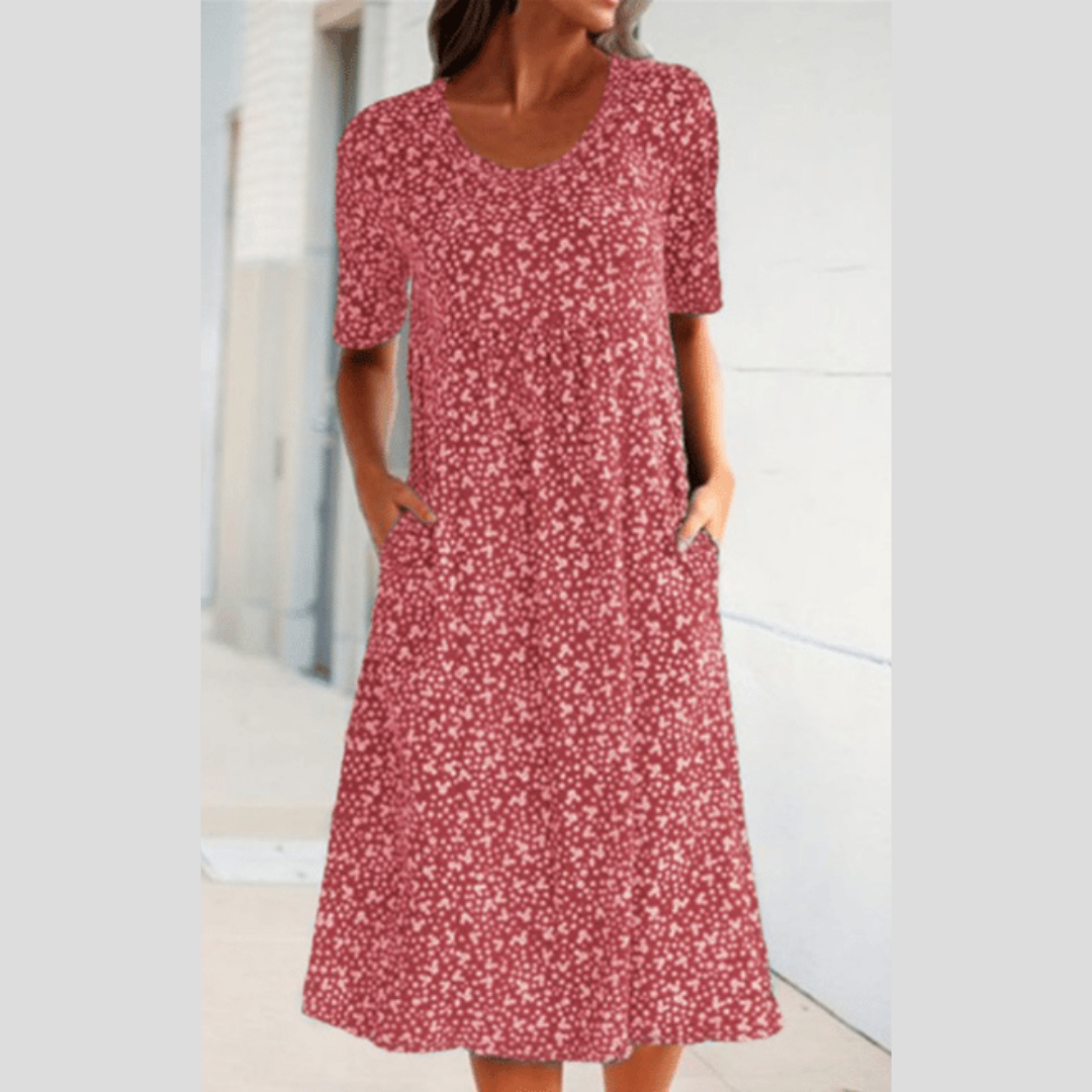 Kelly | Floral Midi Summer Dress