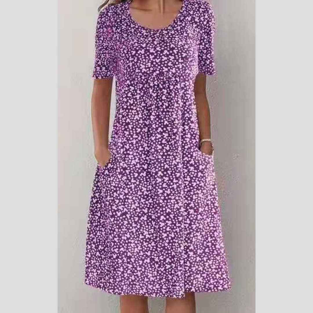 Kelly | Floral Midi Summer Dress