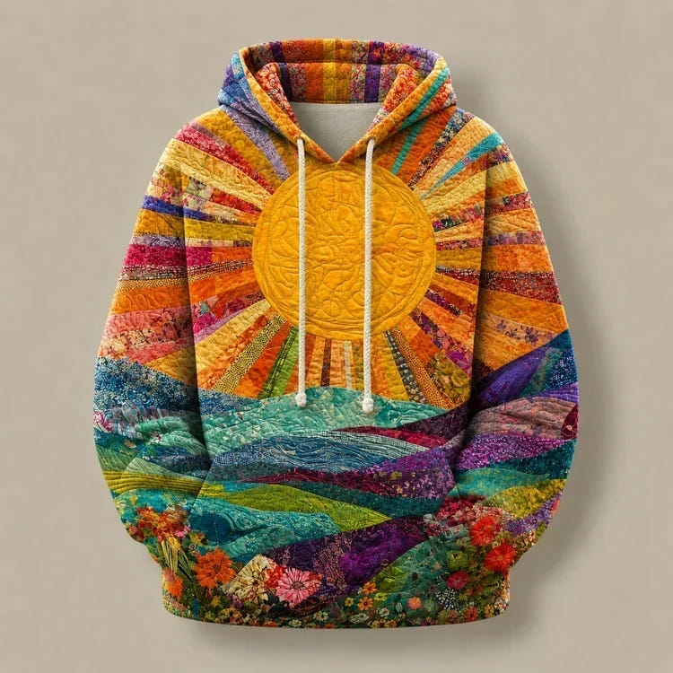 Orabela | Sunburst Print Hoodie