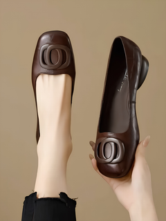 Ania | Square-Toe Ballet Flats