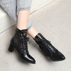 Thalia | Refined Lace-Up Heeled Boots