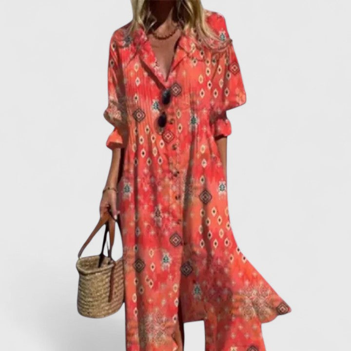 Anya | Boho Maxi Dress