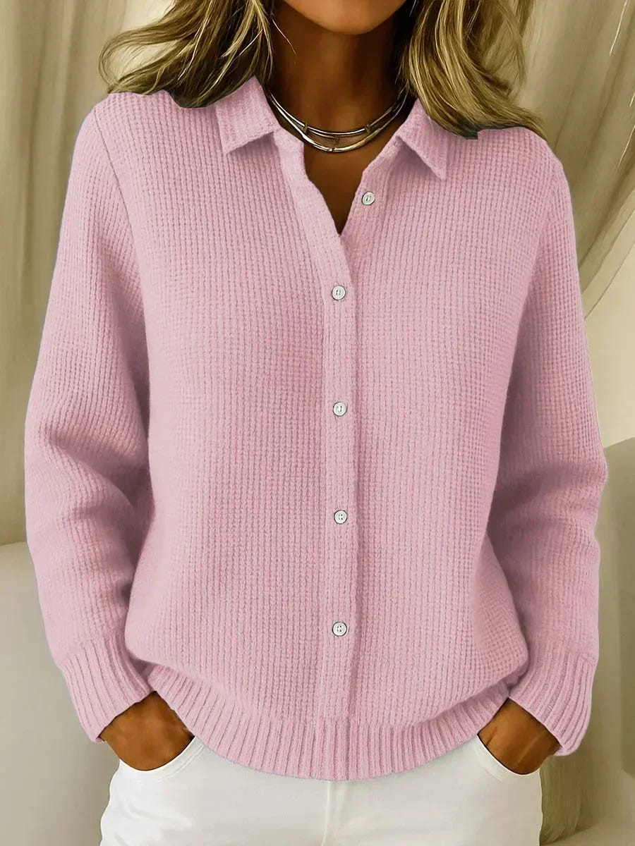 Karel | Textured Knit Button Cardigan