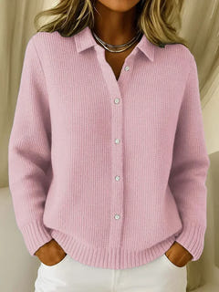 Karel | Textured Knit Button Cardigan