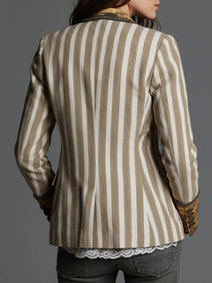 Charis | Artful Striped Blazer