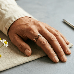 Delores | Woven Copper Ring