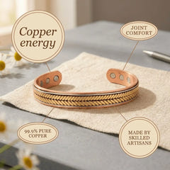 Aveline | Copper Cuff Bracelet