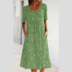 Kelly | Floral Midi Summer Dress