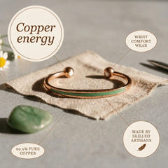 Lyn | Copper Jade Bracelet