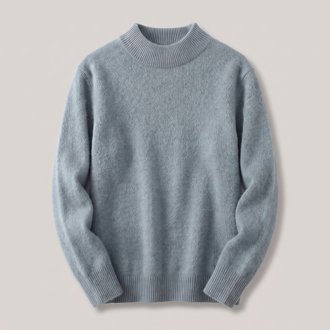 Jenifer | Mock Neck Cashmere Sweater