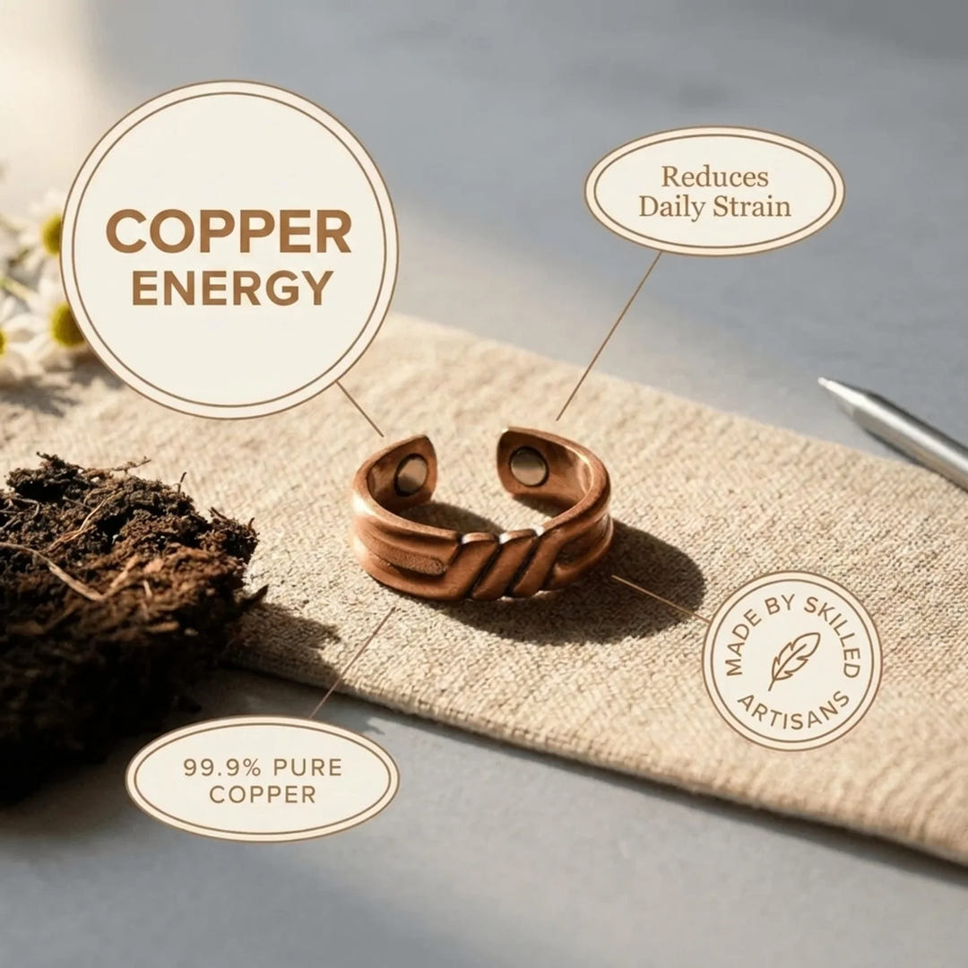 Estella | Hand-Cut Copper Ring