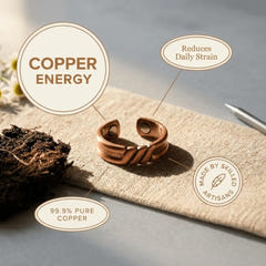 Estella | Hand-Cut Copper Ring