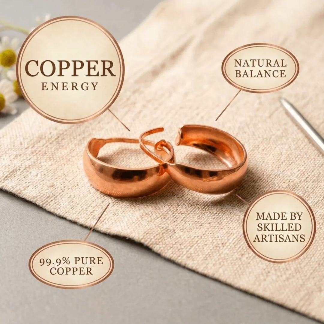 Gilda | Rounded Copper Hoops