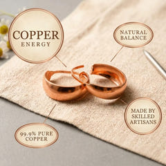 Gilda | Rounded Copper Hoops