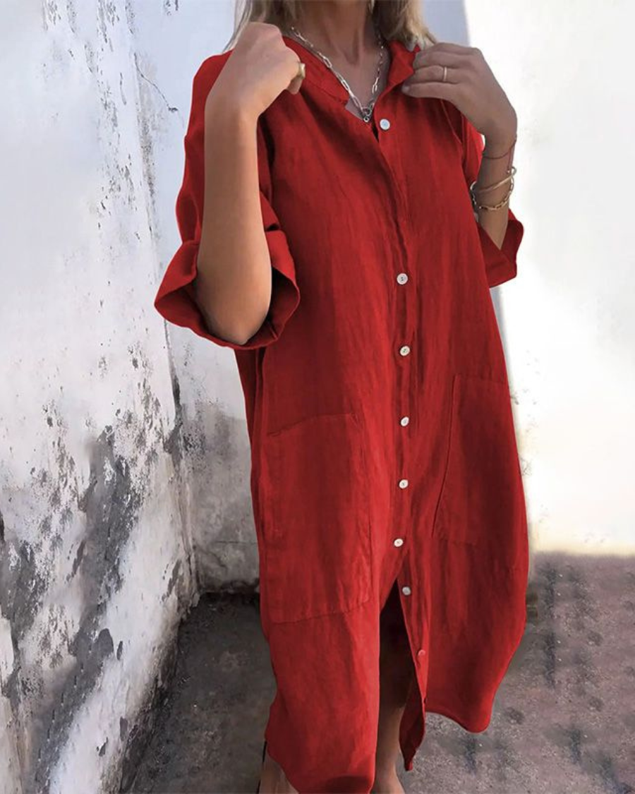 Ithel | Graceful Shirt Dress