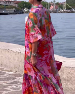 Senta | Graceful Vibrant Dress
