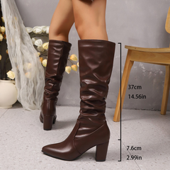 Yuliana | Slouch Knee-High Boots