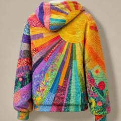 Fabienne | Bohemian Patchwork Hoodie