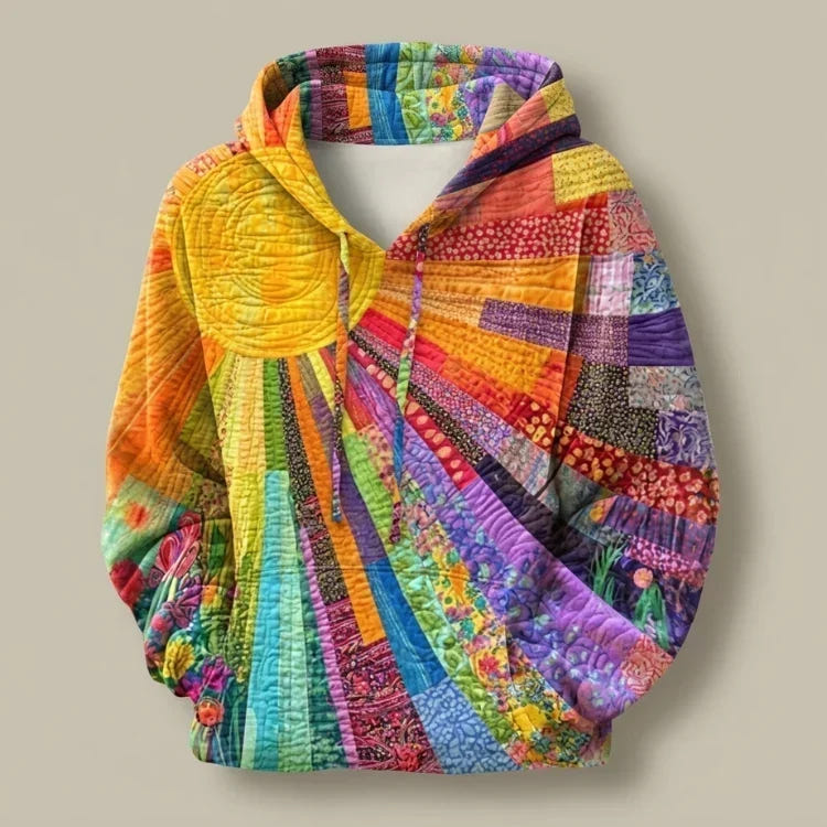 Fabienne | Bohemian Patchwork Hoodie