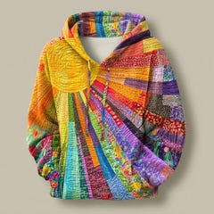 Fabienne | Bohemian Patchwork Hoodie